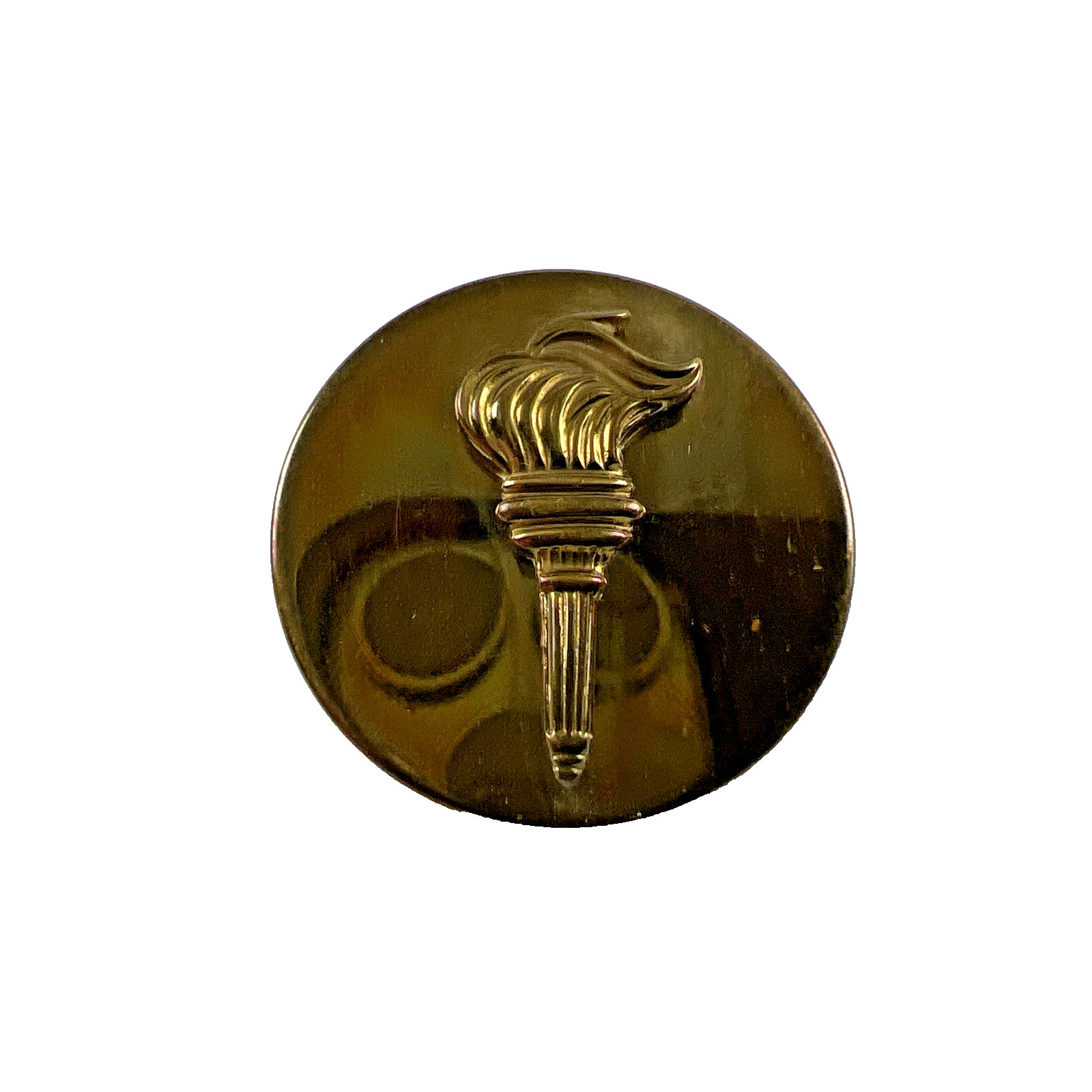 US ARMY Torch of Knowledge Screwback Insignia Pin (A)
