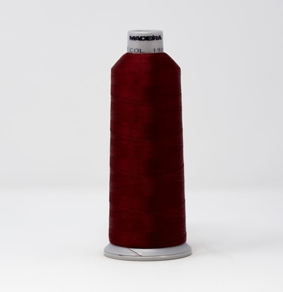 Madeira Polyneon #40 5500yd Thread Cone 1981 Carmine Red