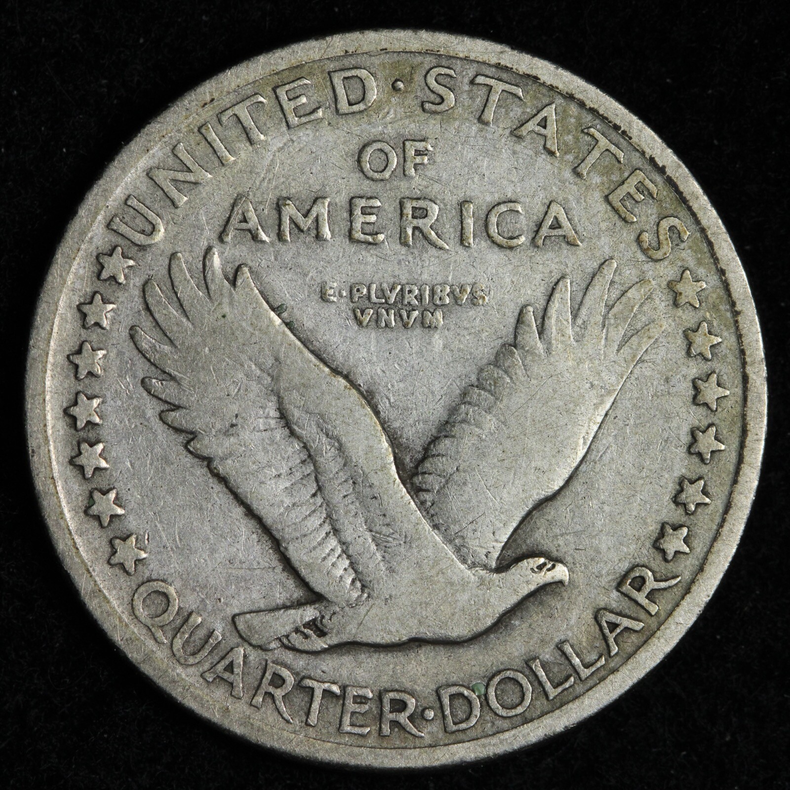1917-D TYPE 1 Standing Liberty Silver Quarter VF E183 SLA
