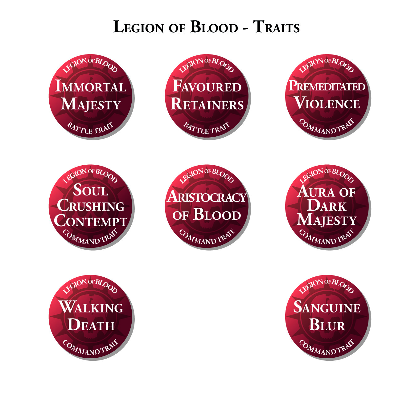 Soulblight Gravelords Spells, Traits & Artefact Tokens Warhammer Age of Sigmar