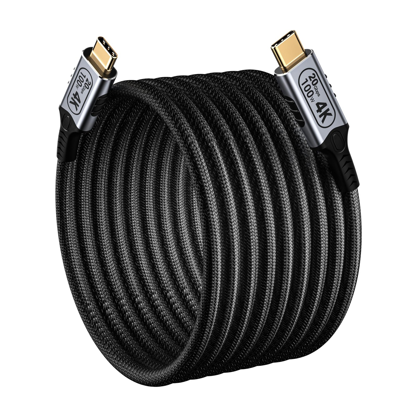 BAWIOFIAU 20FT/6M USB-C to 20Gbps Cable, usb c fast charging cable 20ft