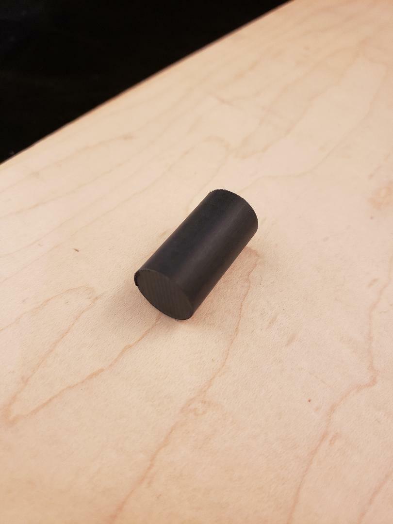 Black Phenolic Ferrule - J/B  (Single)- Cue Making - Cue Repair 003205