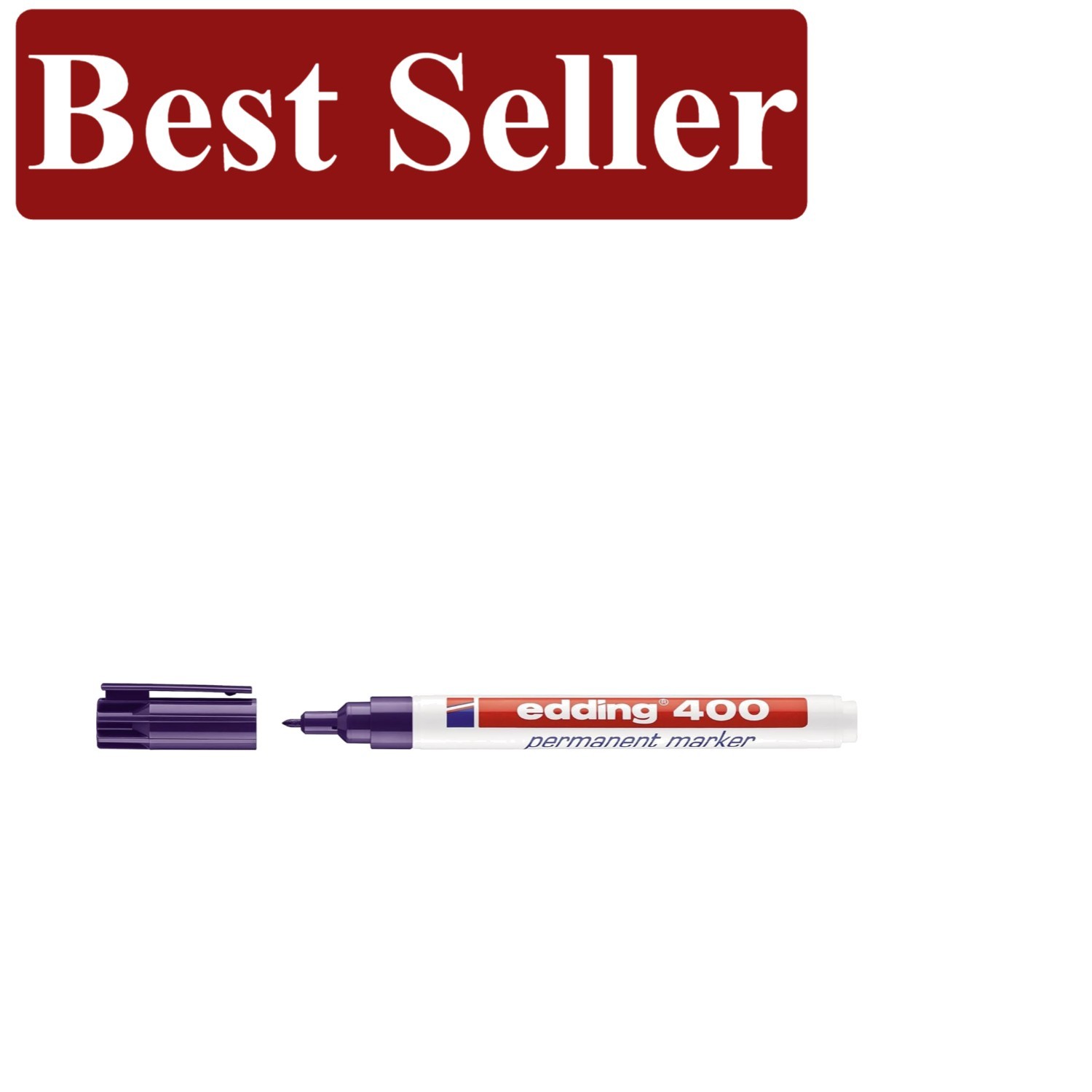 Long-Lasting Violet Permanent Marker - 1mm Fine Tip for Crafts & Organization