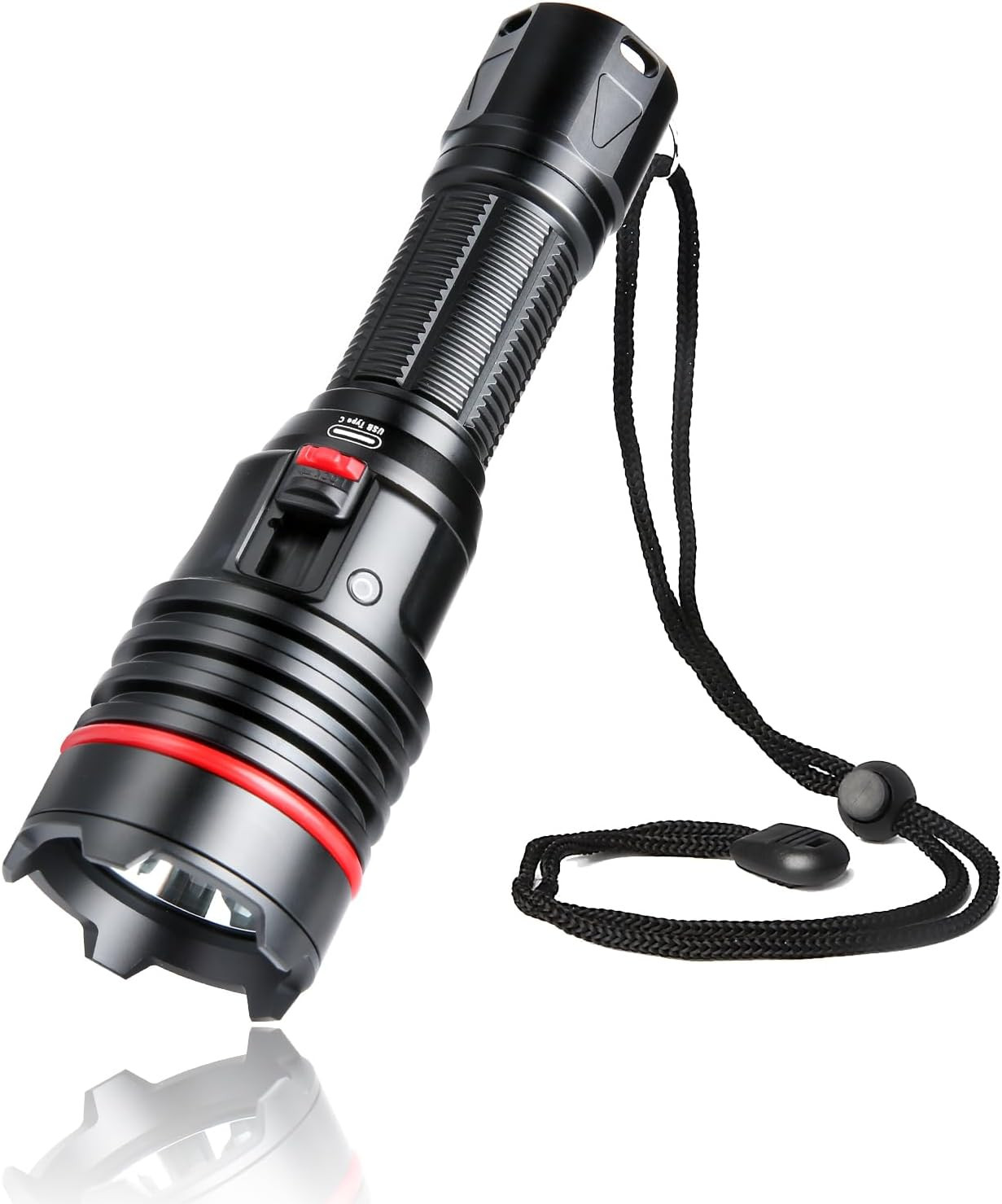 S16 2000 Lumens Diving Light with Stepless Dimming - Super Bright Underwater Fla