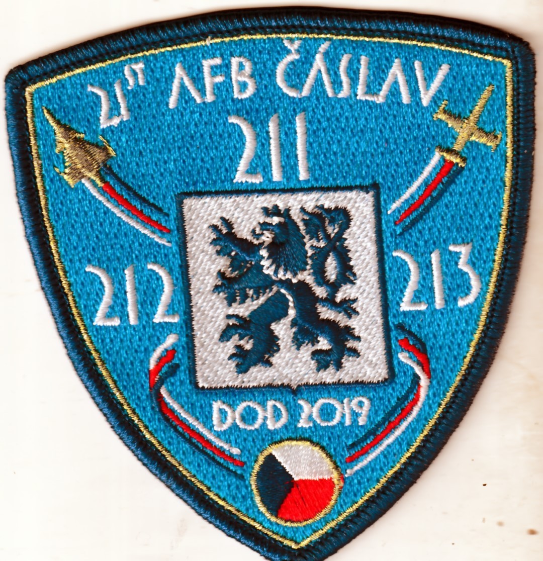 Czech Air Force CzAF 211,212,213 DOD 2019  21st AFB Caslav patch