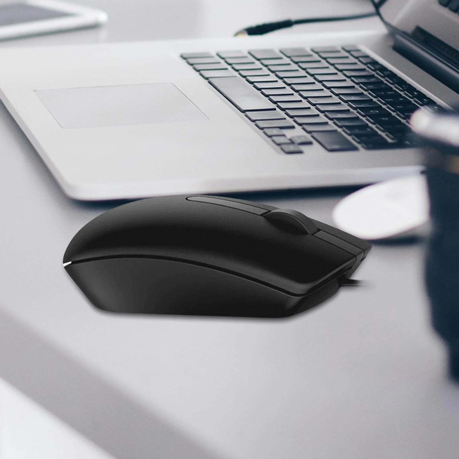 BRAND NEW GENUINE DELL Mouse Wired USB MS116 BLACK