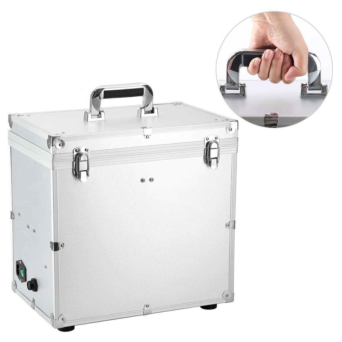 Portable Mobile Dental Delivery Unit Air Compressor Syringe Suction 4Holes