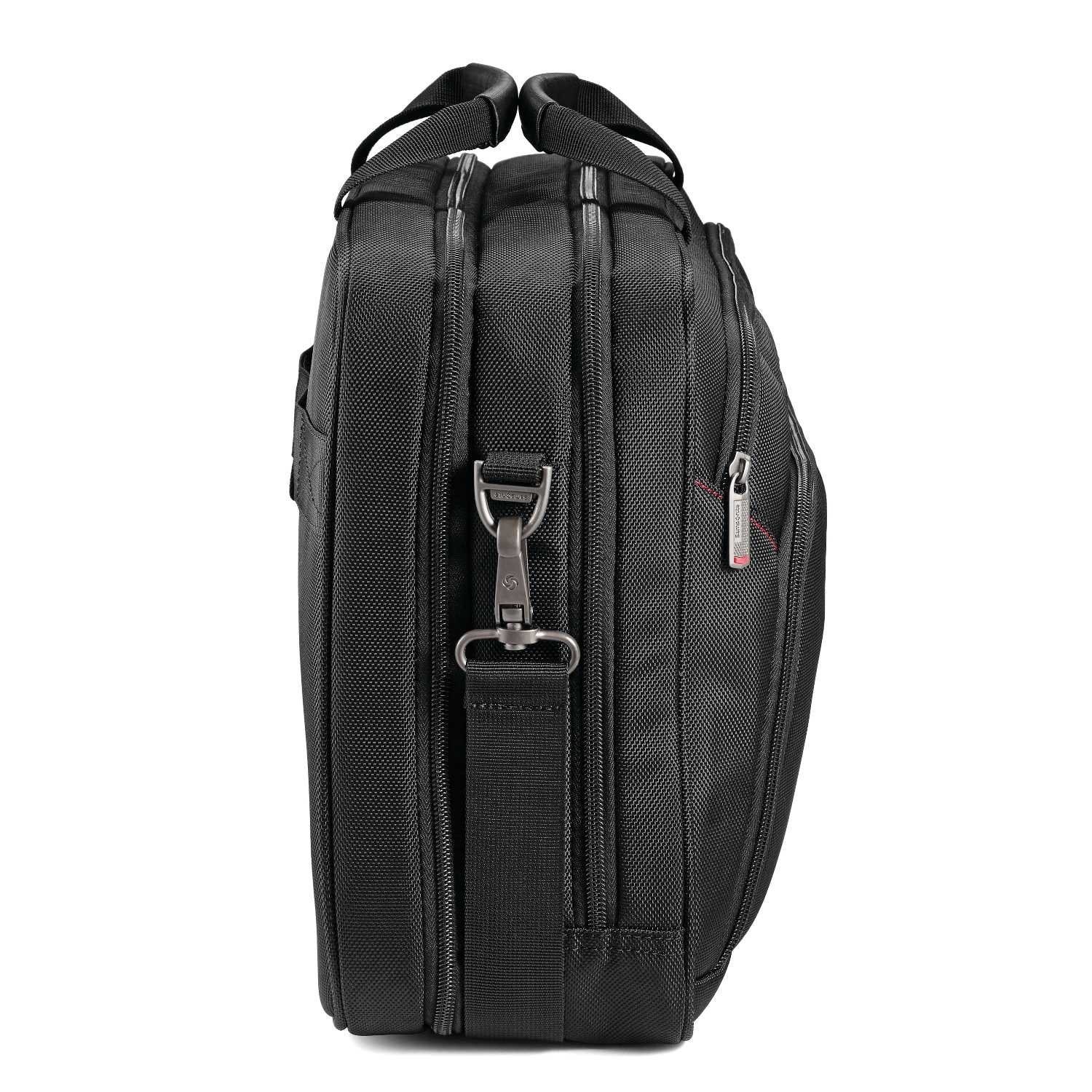 Samsonite Xenon 3.0 Gusset Check-Point Friendly Tech Locker Brief, Black, Do...