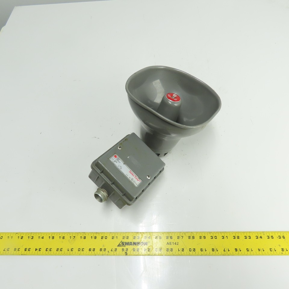 Federal Signal model 300D SelecTone 24VDC Industrial Signaling Speaker .60A