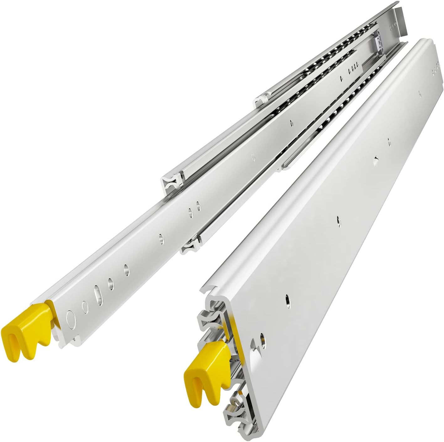 48" Heavy Duty Drawer Slide with Lock, 343Lb Capacity, Full Extension, 1 Pair