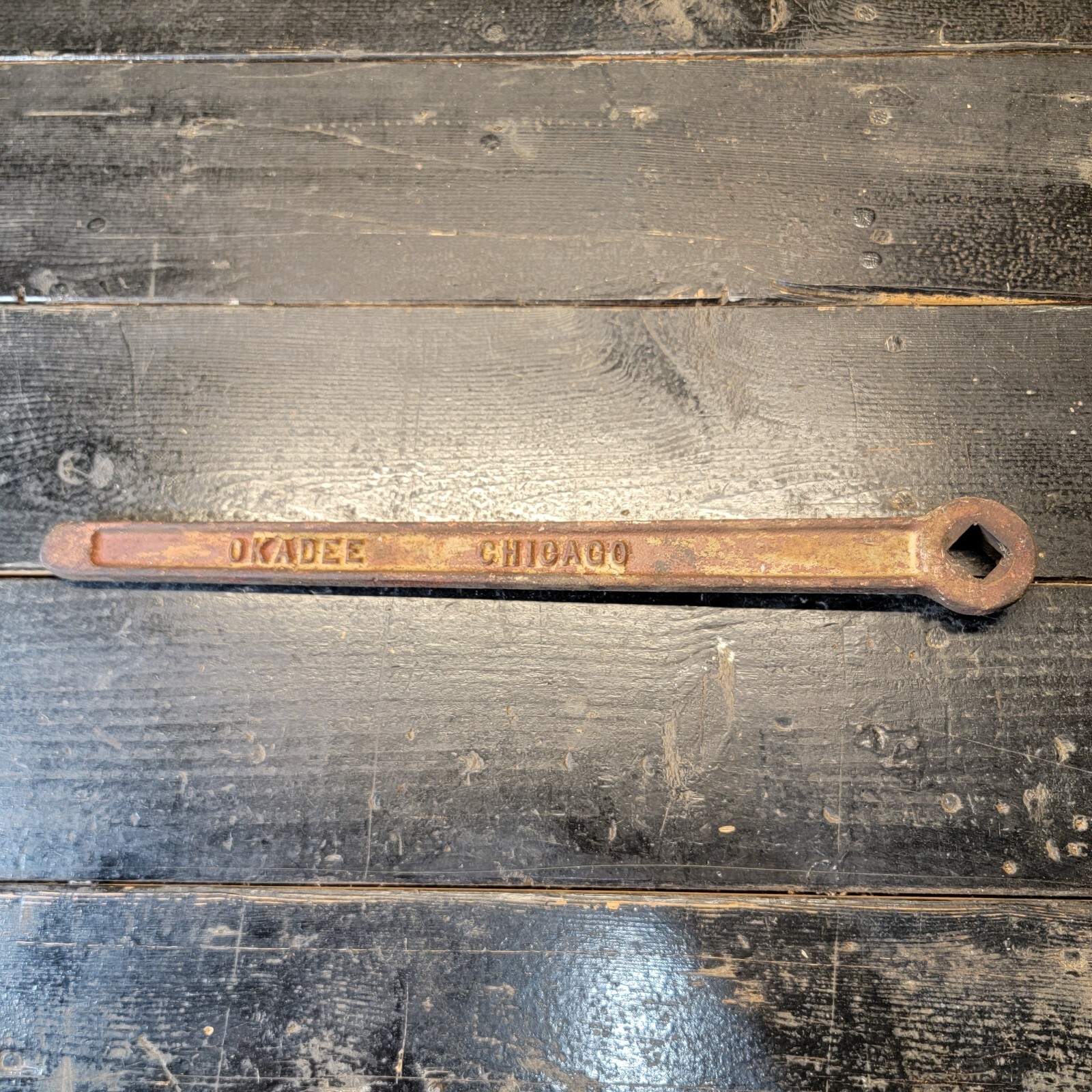 Vintage 18" Long Wrench Chicago Okadee