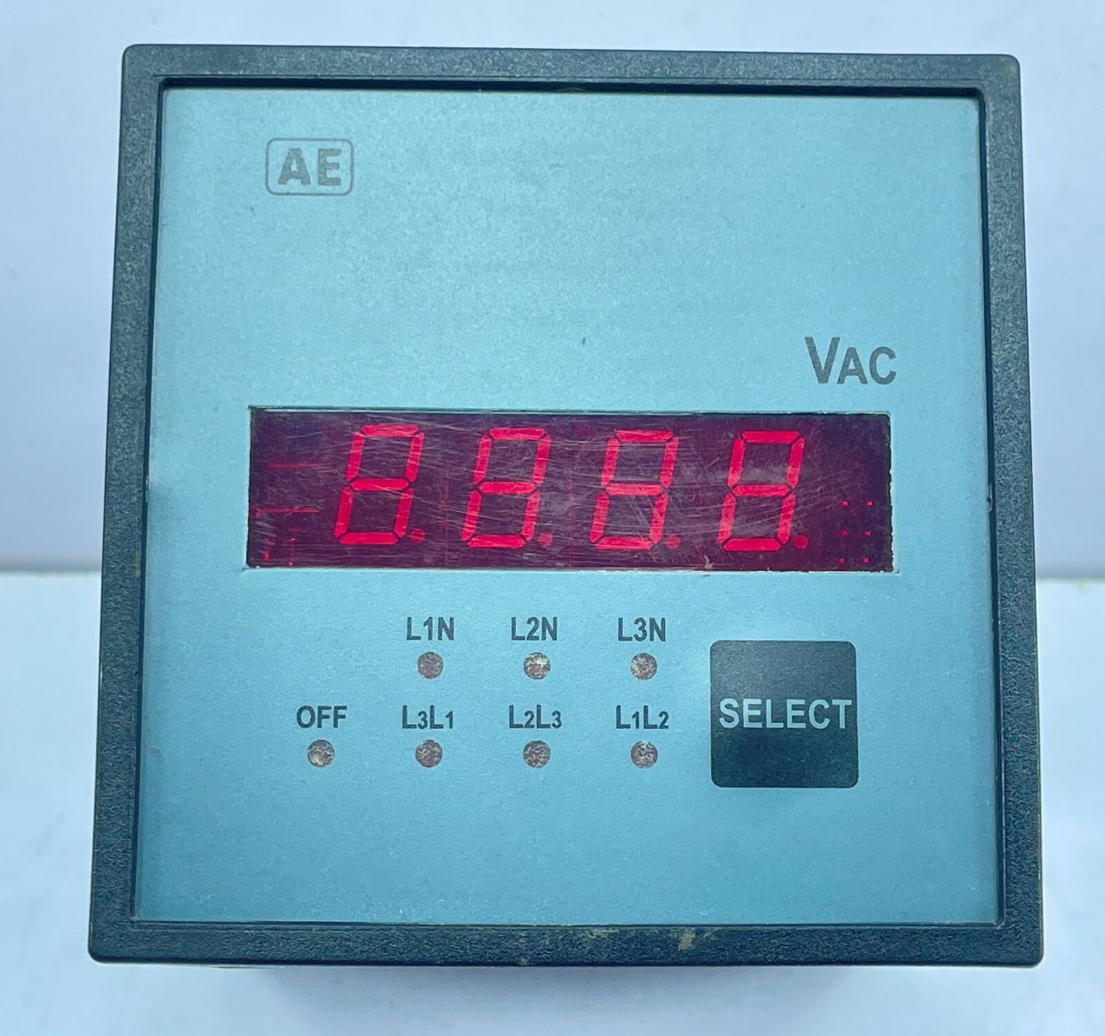 Automatic Electric A.C Voltmeter VSS96D Range 0-600 VAC Supply 240VAC