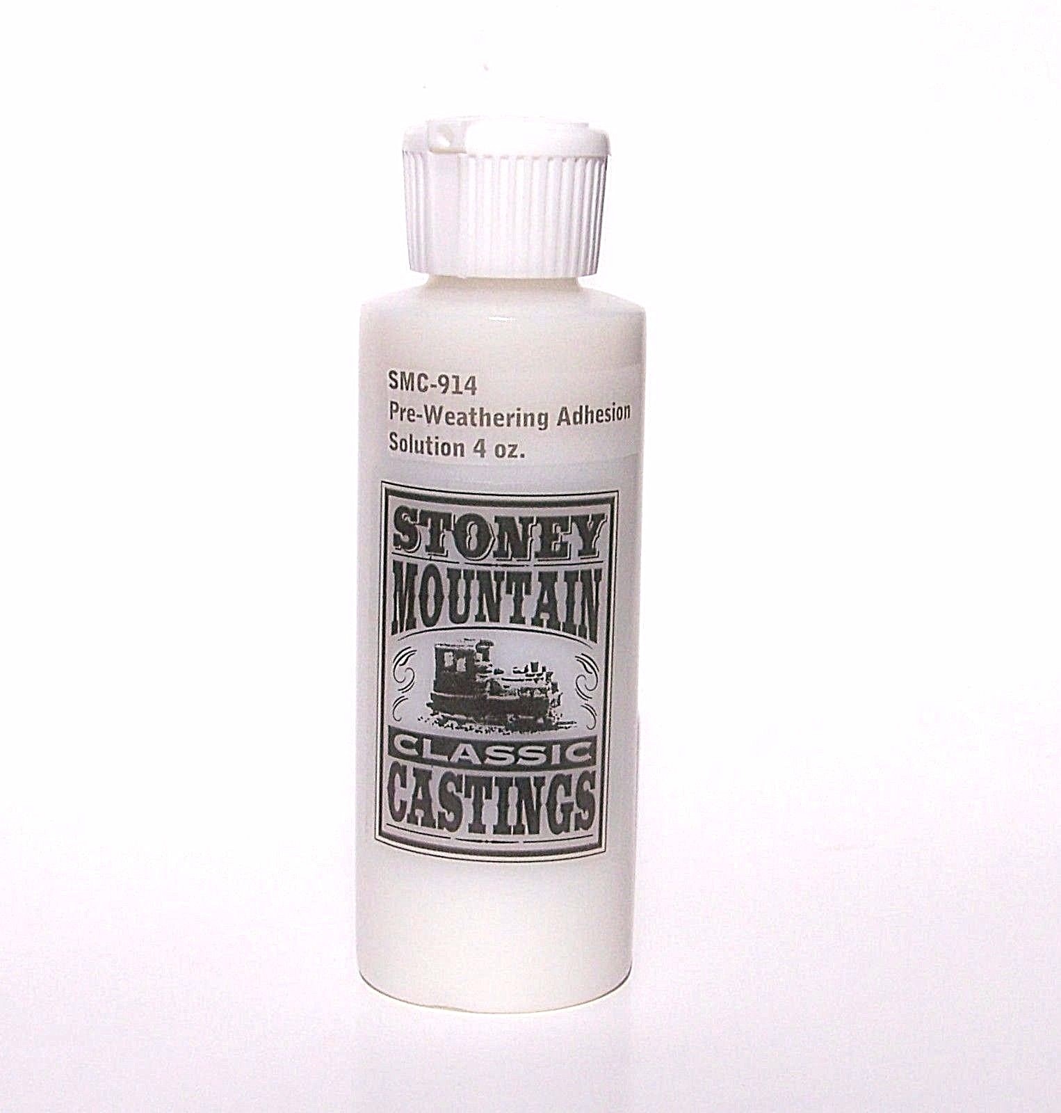 SMC-914 G-Scale 4 oz. Pre Weathering Clear Adhesion Solution with Instructions