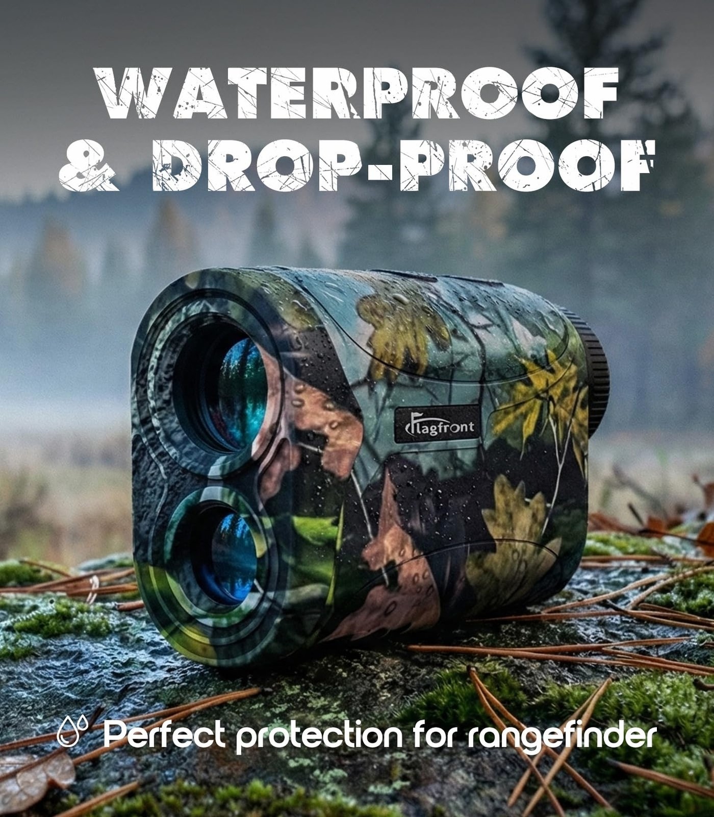 Range Finder for Hunting, 1200 Yards Laser Rangefinder with 6X Magnification,...