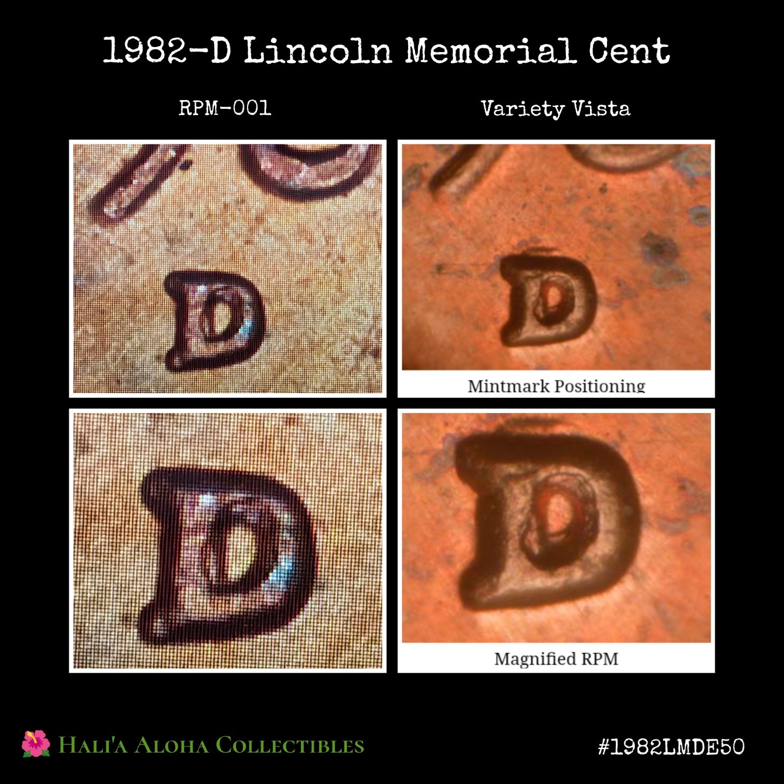 1982 D/D (North) Lincoln Transitional Cent DDO-001 RPM-001 3.04g 💥RARE BRONZE💥