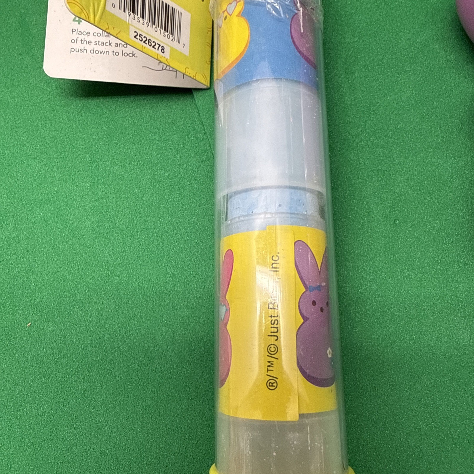PEEPS Dough Pack w/ Cutter Bunny & Marshmallow Scent/Peeps Stacking Chalk/Foamie