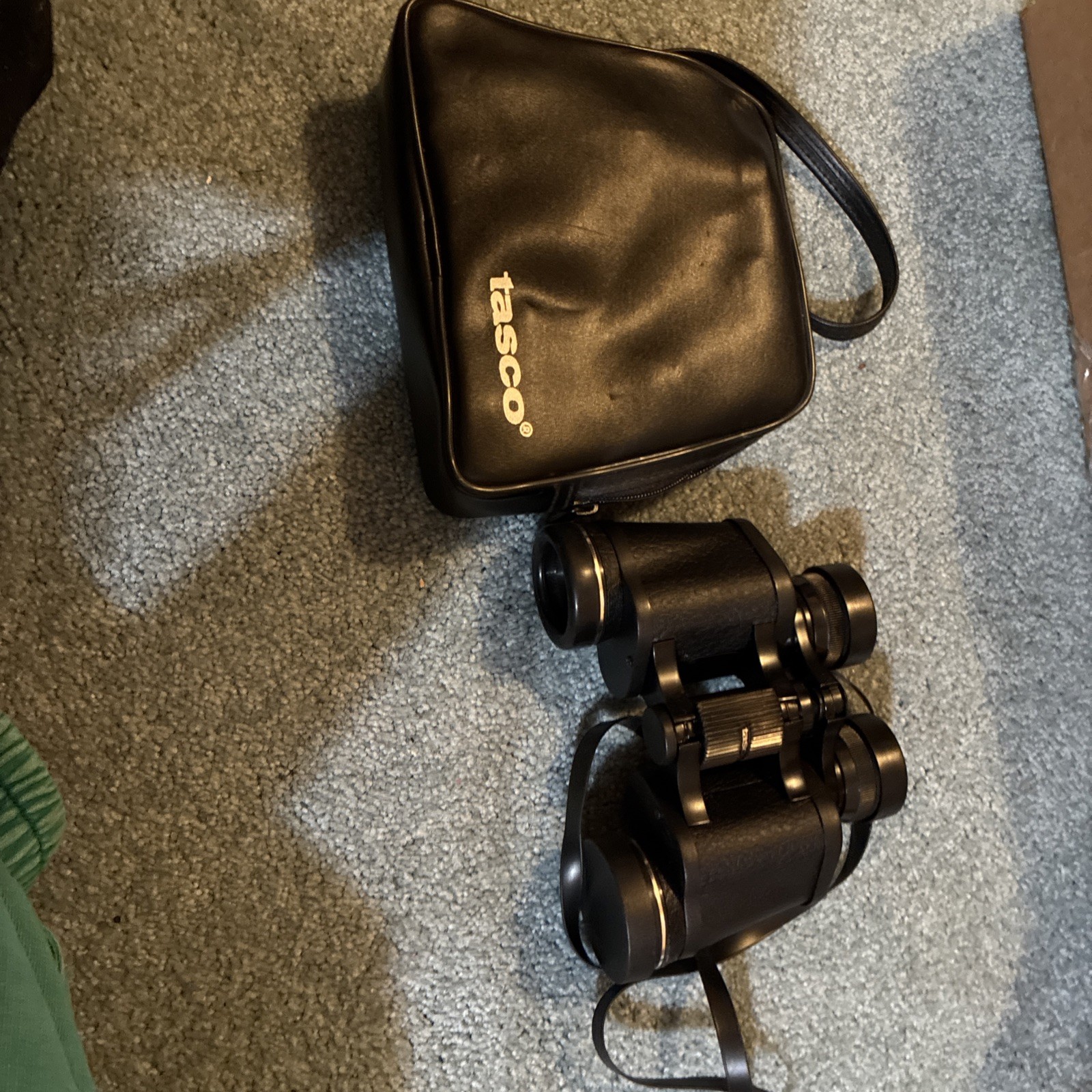 TASCO ZIP FOCUS 7 X 35MM 2000 FULLY COATED OPTICS BINOCULARS & BAG used works