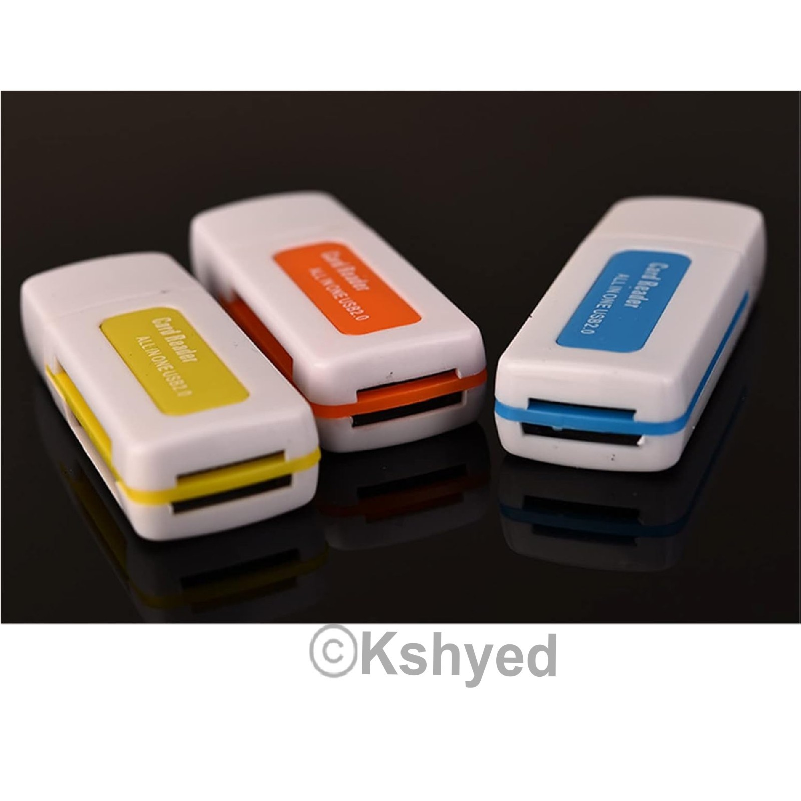 4 in 1 Memory Card Reader USB 2.0 Adapter Micro SD Card T-Flash MS M2 TF (2 Pk)
