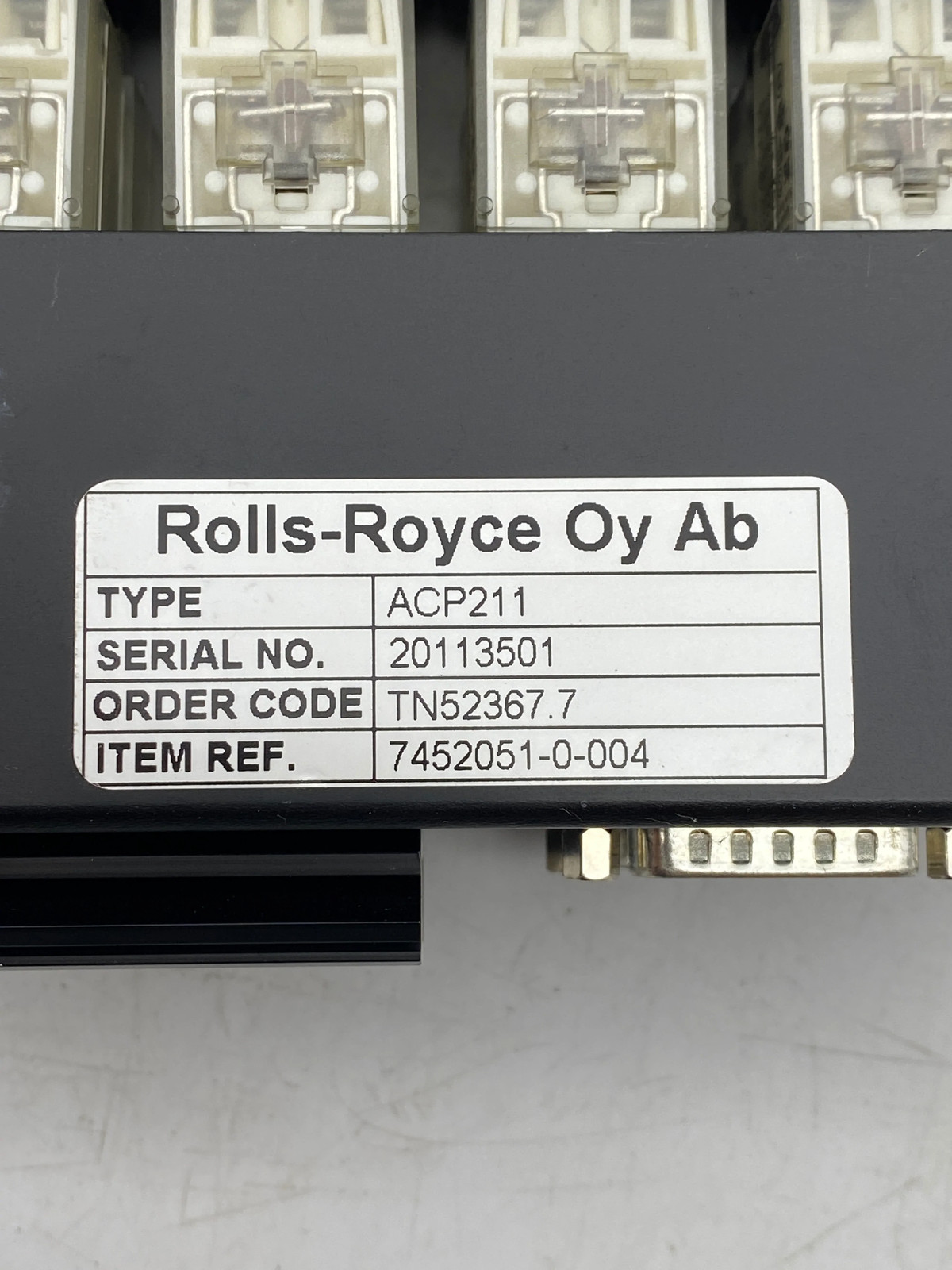 Rolls-Royce Marine ACP211 Control Panel (Used)