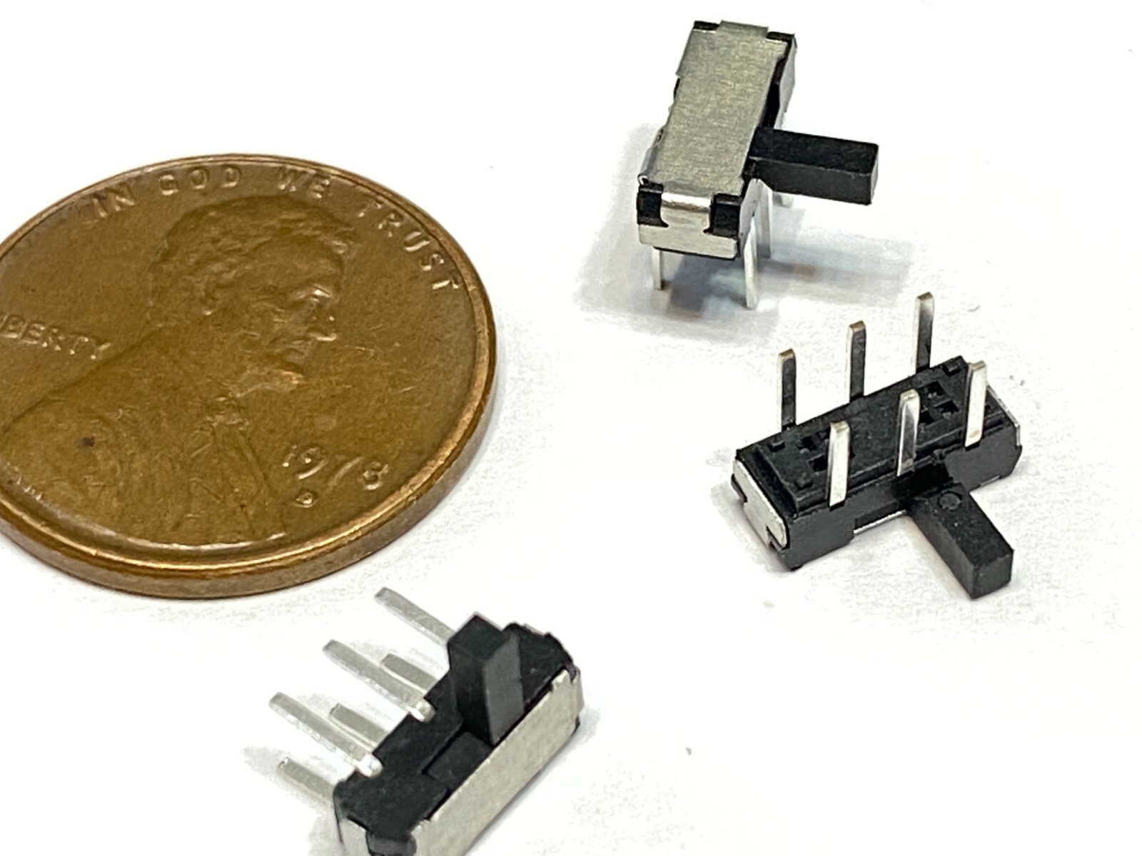 3  SLIDE SWITCHES MSK-22D20G4 horizontal 6 Pin 6P Miniature PCB Tactile E7 STAMP