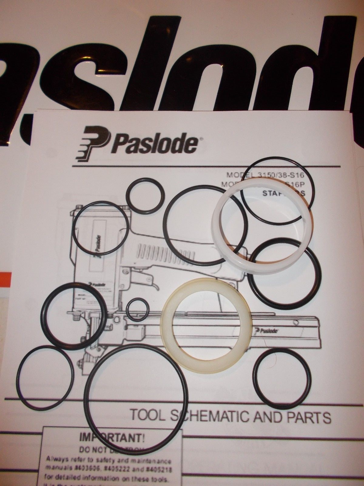 Paslode  Stapler 3200/50 S16/W16 O-Ring Kit + 402725 + 405243