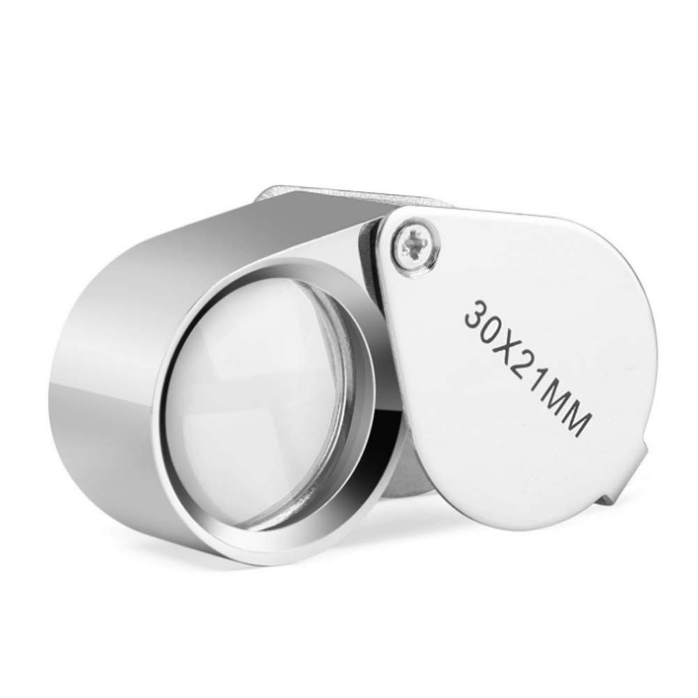 PIA INTERNATIONAL® 30x 21MM Jewelers Eye Loupe Magnifier with Case