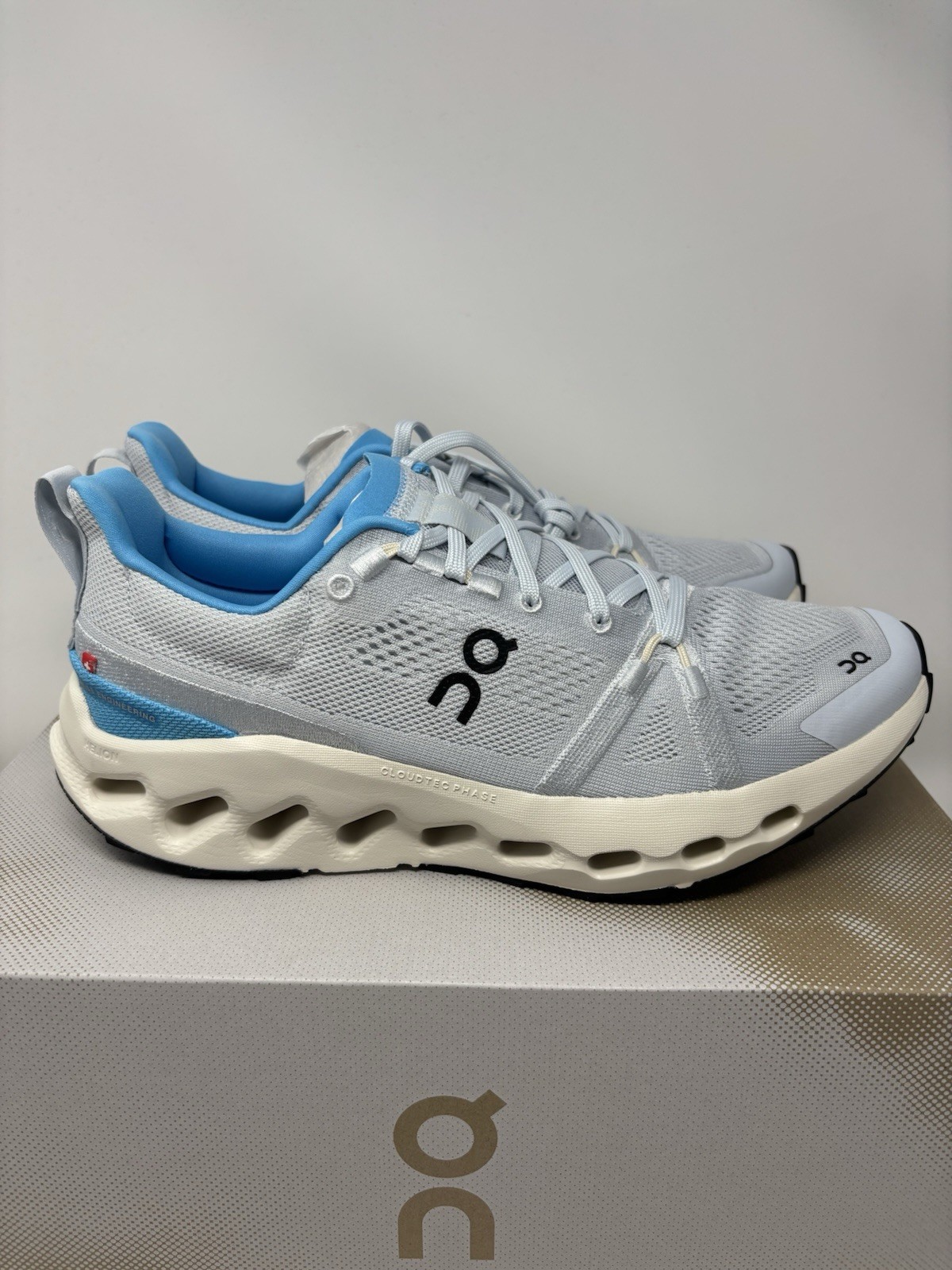 On Cloudsurfer Trail Arctic Ivory Blue Sneaker 3WE10103042 Women's Size