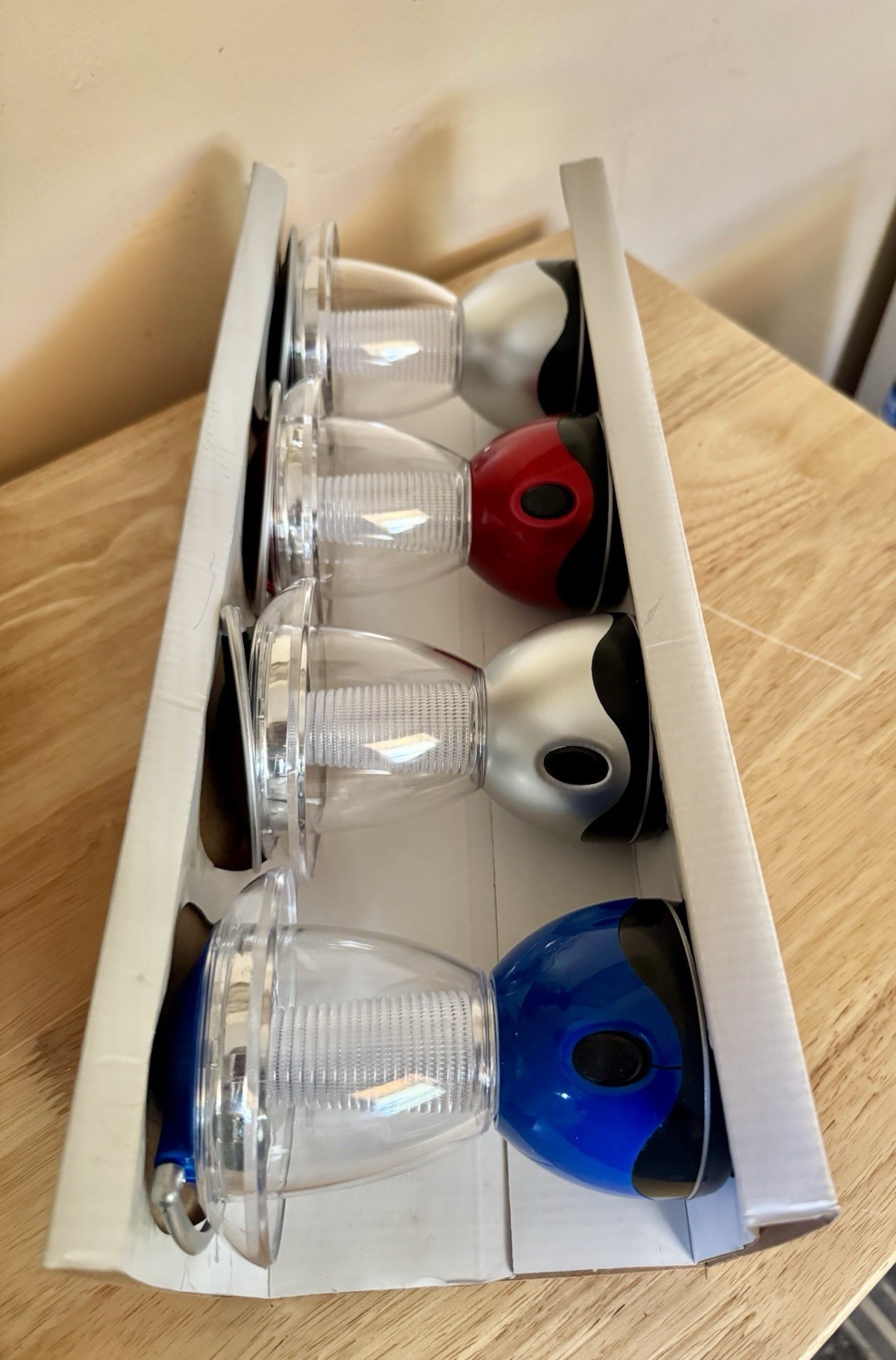 Mini Plastic Lanterns Set Of Four