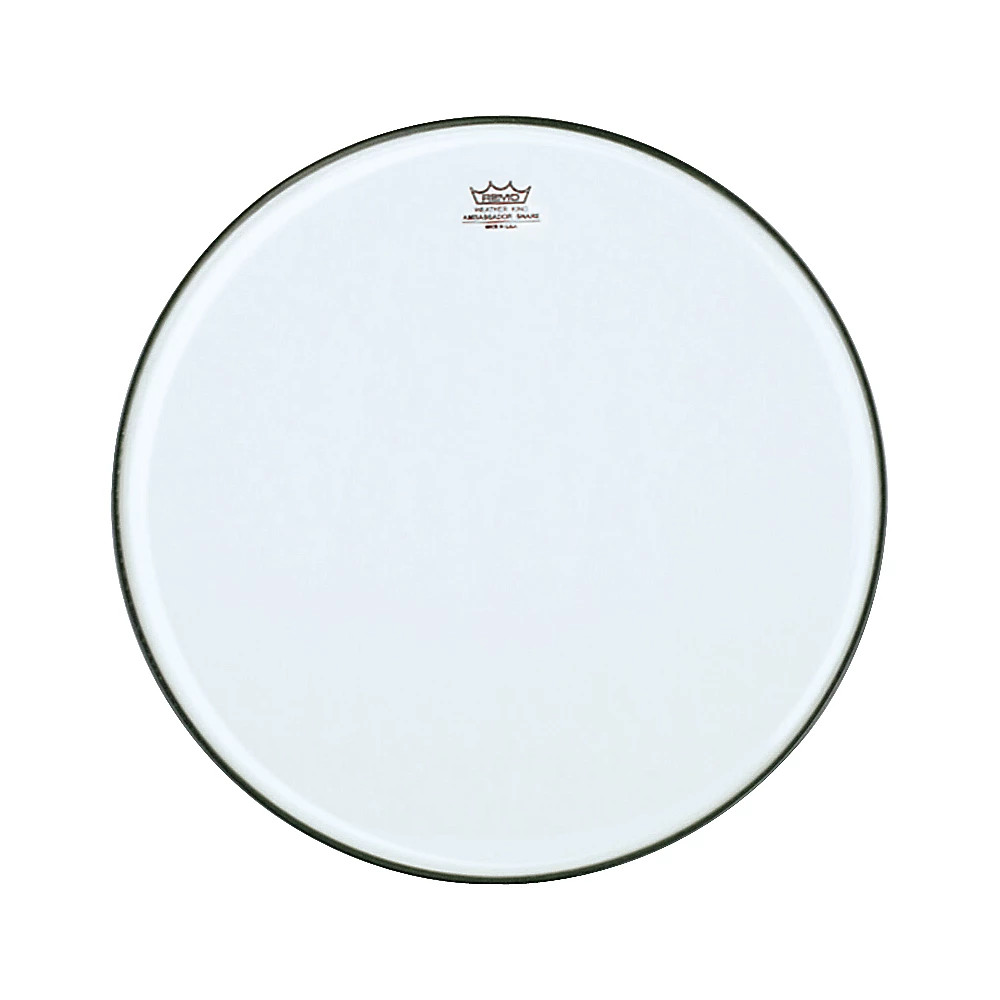 Remo Ambassador Clear Snare Side Marching Head  14 in.