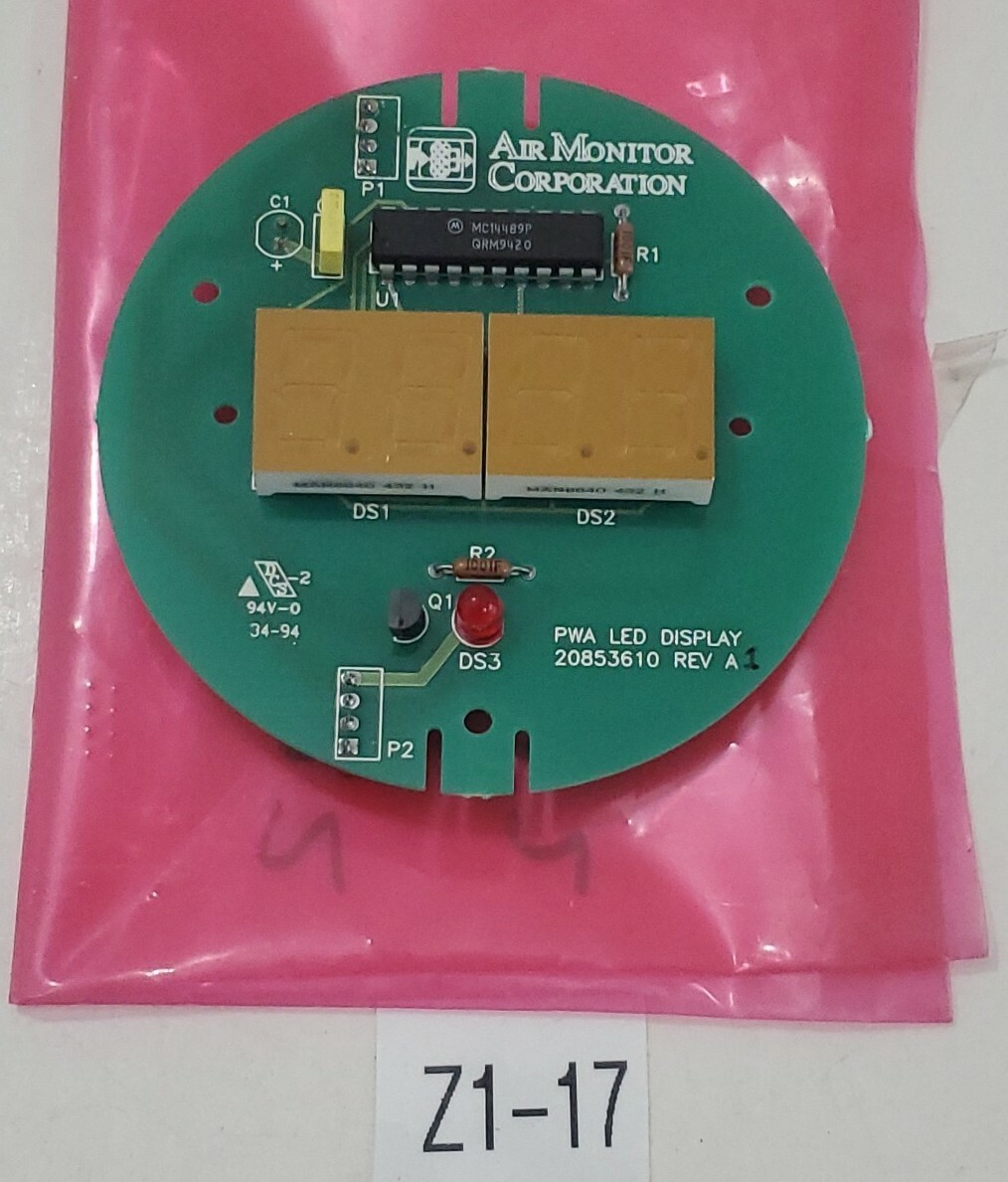 *NEW* Air Monitor Corporation PWA LED Display 20853610 Rev A1 + Warranty!
