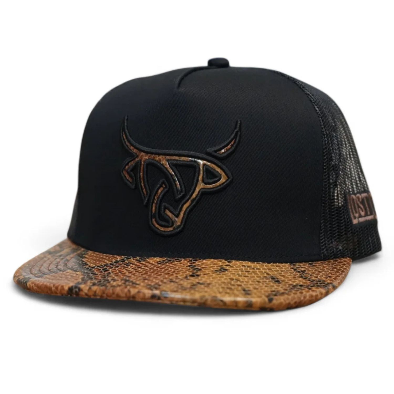 Lost Calf Mens Copperhead Flat Adjustable Snapback Cap Hat