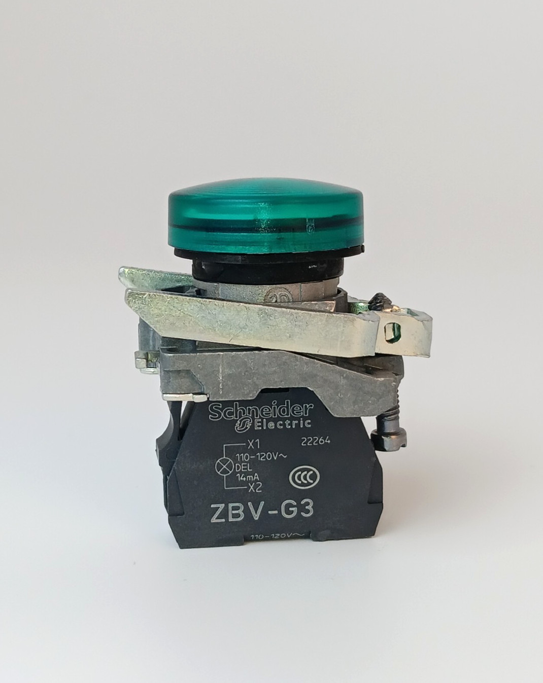 Schneider Electric XB4BVG3 Green Harmony Pilot Light