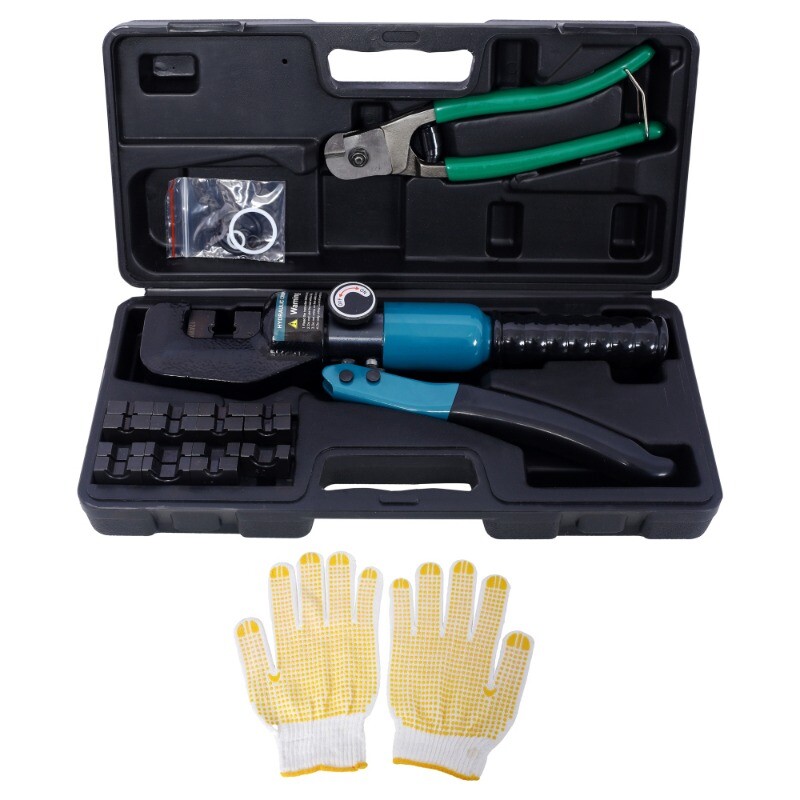 Hydraulic Hand Crimper Tool Wire Terminal Crimper Swager Battery Cable Lug