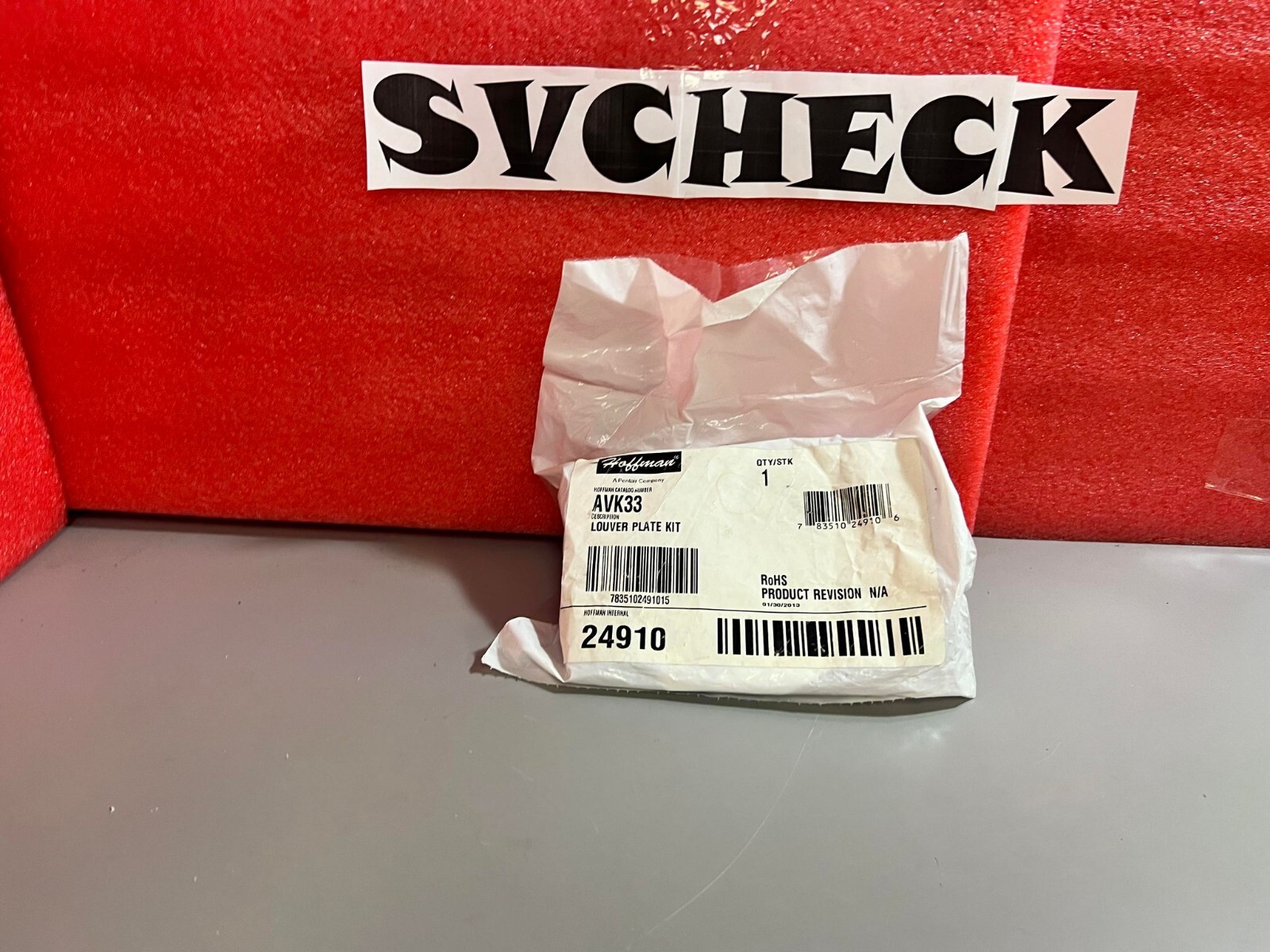 Hoffman AVK33 Louver Plate Kit