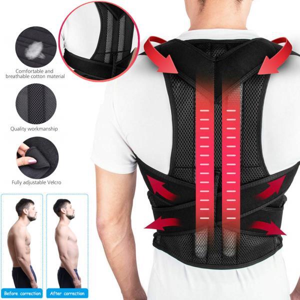 Scoliosis Posture Corrector Back Support Belt Round Brace Lumbar Belt Scoliosis