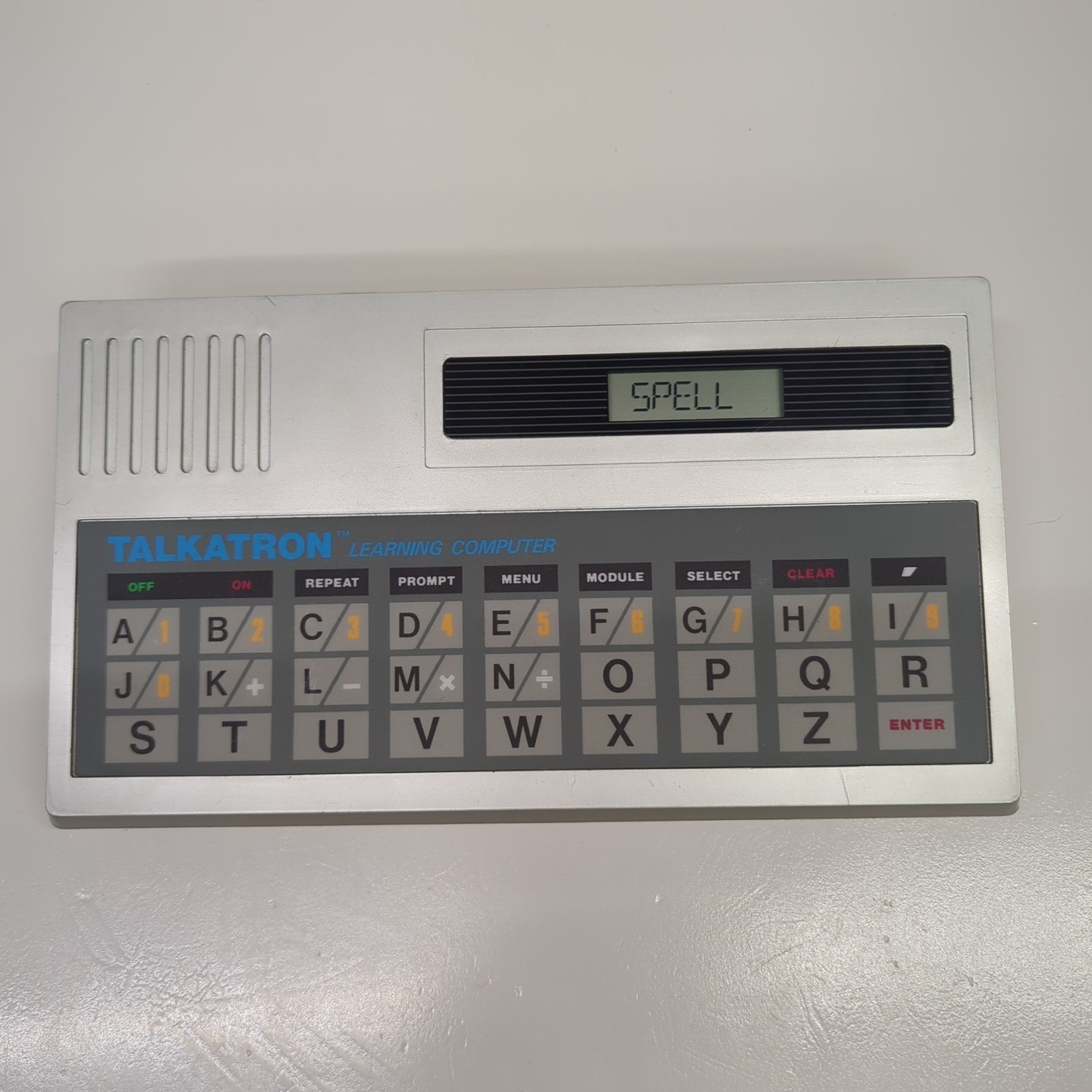 Vintage Sears Talkatron Learning Computer Talking Math Spelling Tiger 1985