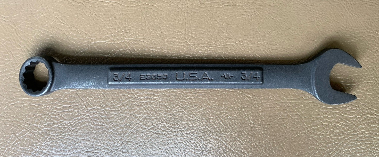 Craftsman Industrial 3/4" Black Oxide Wrench -VA- USA 23650