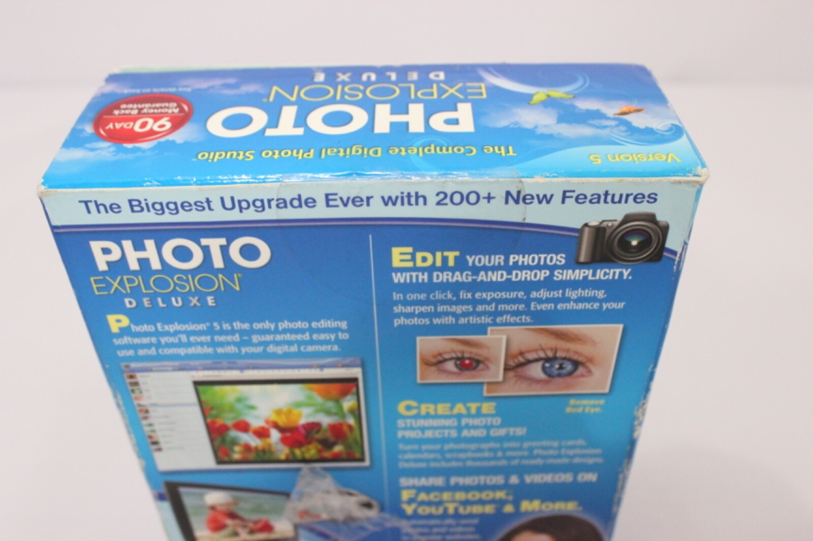 Photo Explosion Deluxe Version 5 for PC Windows - Open Box