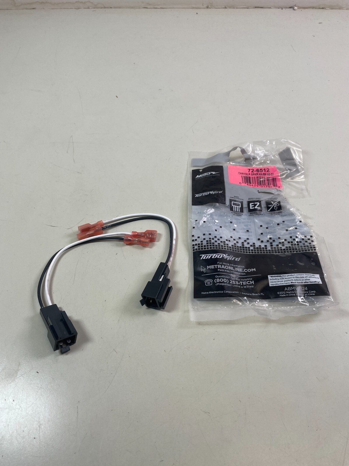 Metra 72-6512 Speaker Harness for 1990-07 Chrysler Vehicles PAIR Open Package