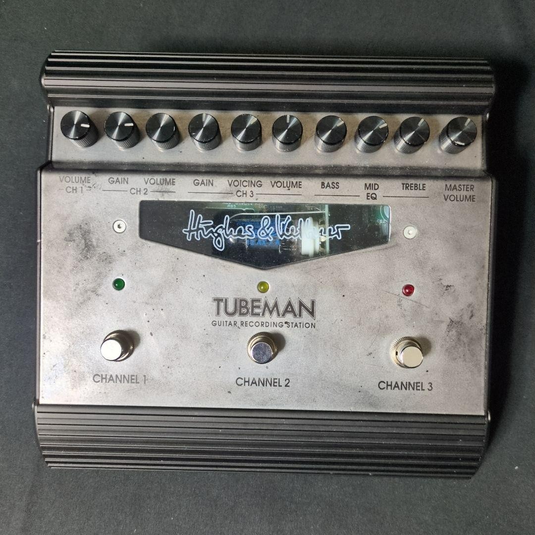 Hughes & Kettner Tubeman Tube Preamp Guitar Pedal DI Speaker Sim 12AX7 Japan