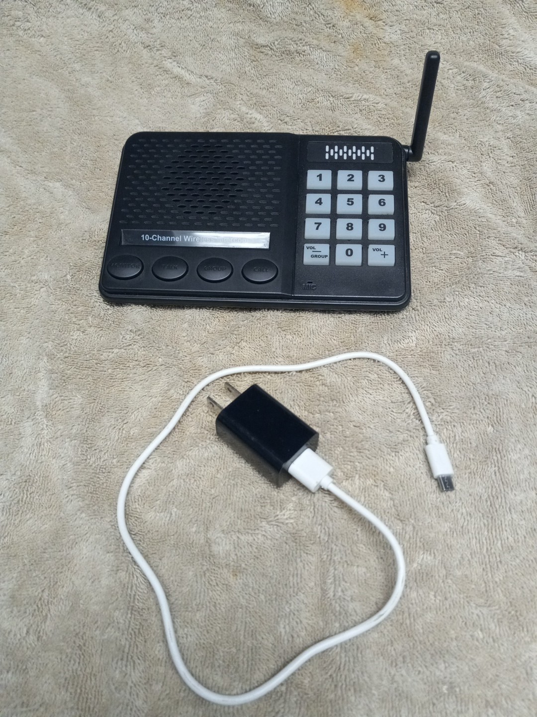 FTAN40A Intercom System 10-Channel Home Intercom Unit –