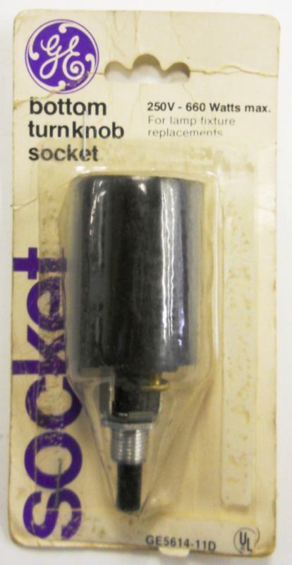 GENERAL ELECTRIC BOTTOM TURNKNOB SOCKET GE5614-11D