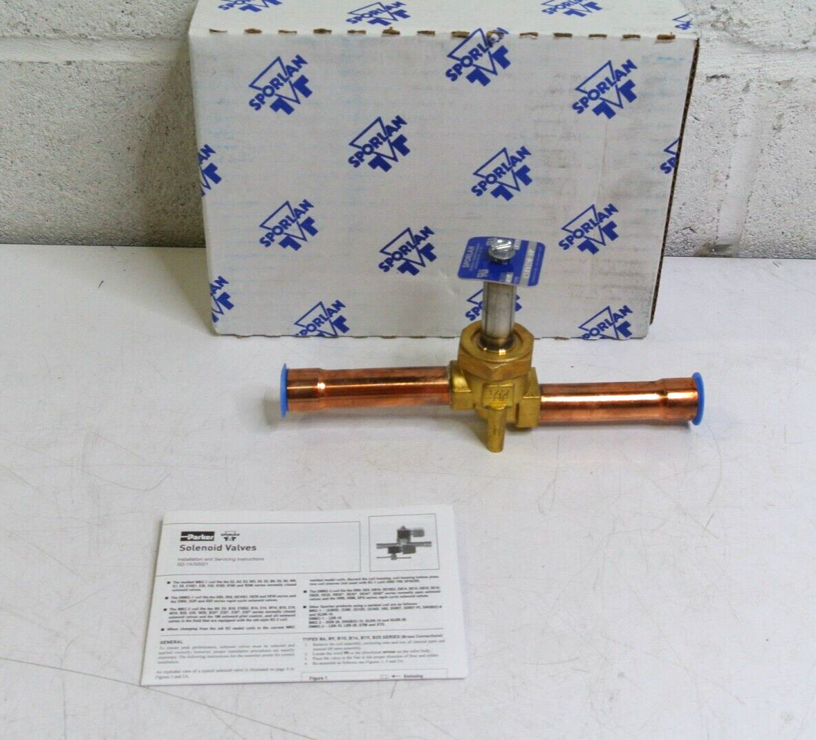 Sporlan E10S150-HP Solenoid Valve 5/8" odf solder connections less coil