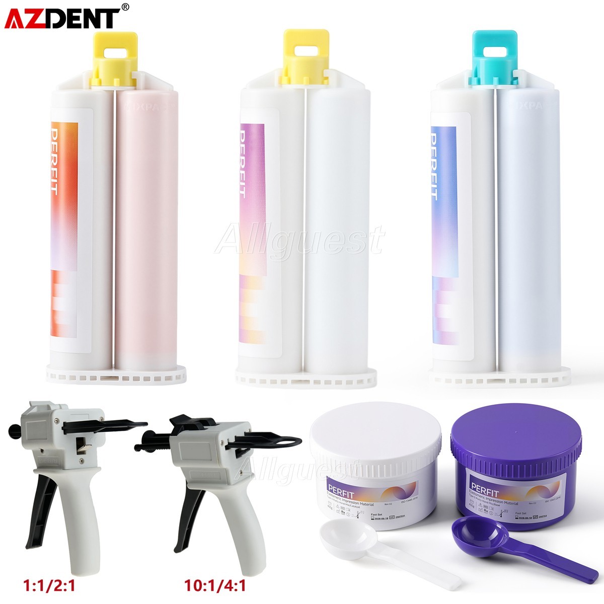 Dental Impression Material Alginate/Putty Light/Heavy Body Normal/Fast Set HUGE
