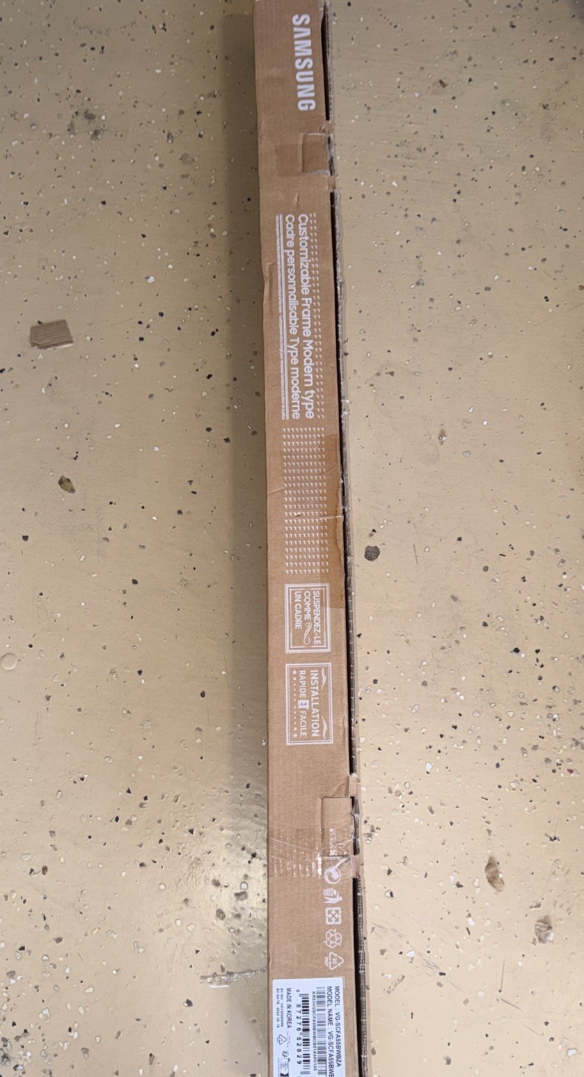 Samsung - 55” The Frame Customizable Bezel - Modern Brown
