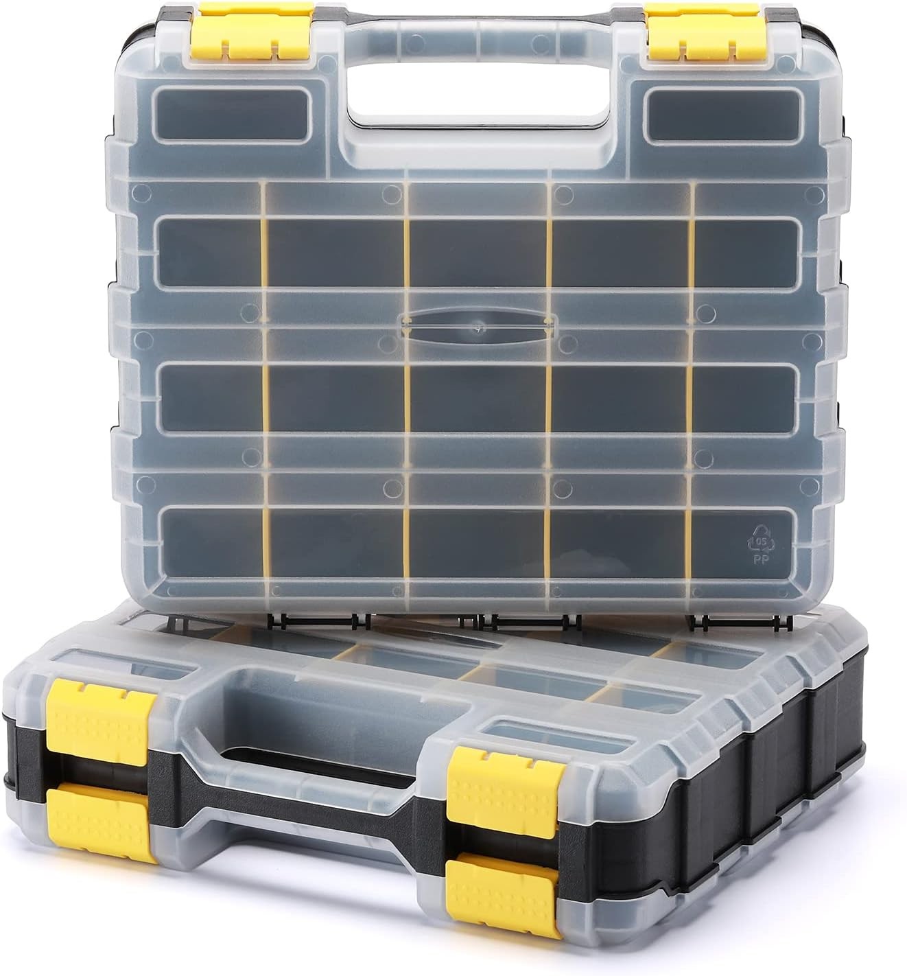 Mayouo Double Side Tools Organizer, Customizable Removable Plastic Dividers