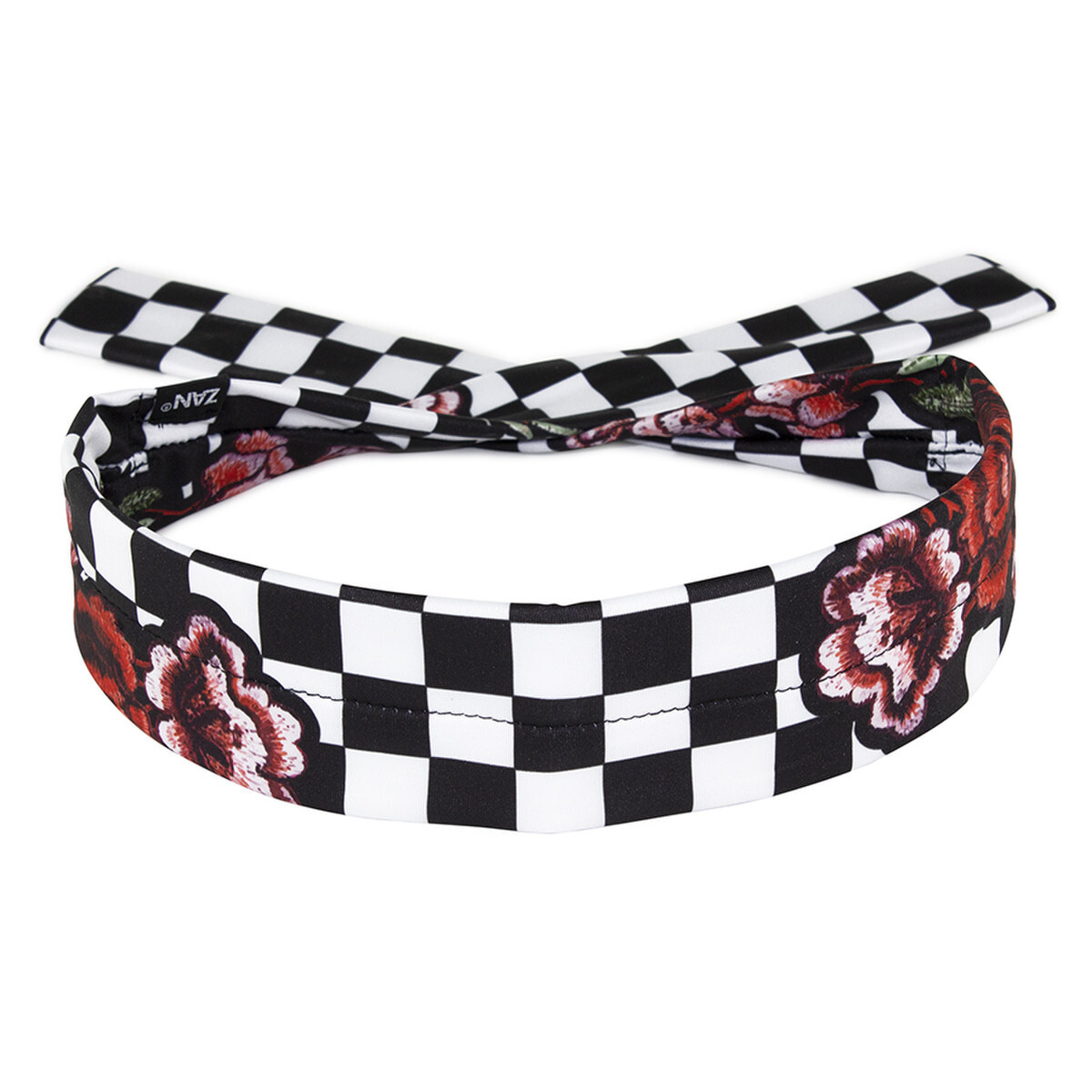 Zan® Cooldanna® Polyester Checkered Floral