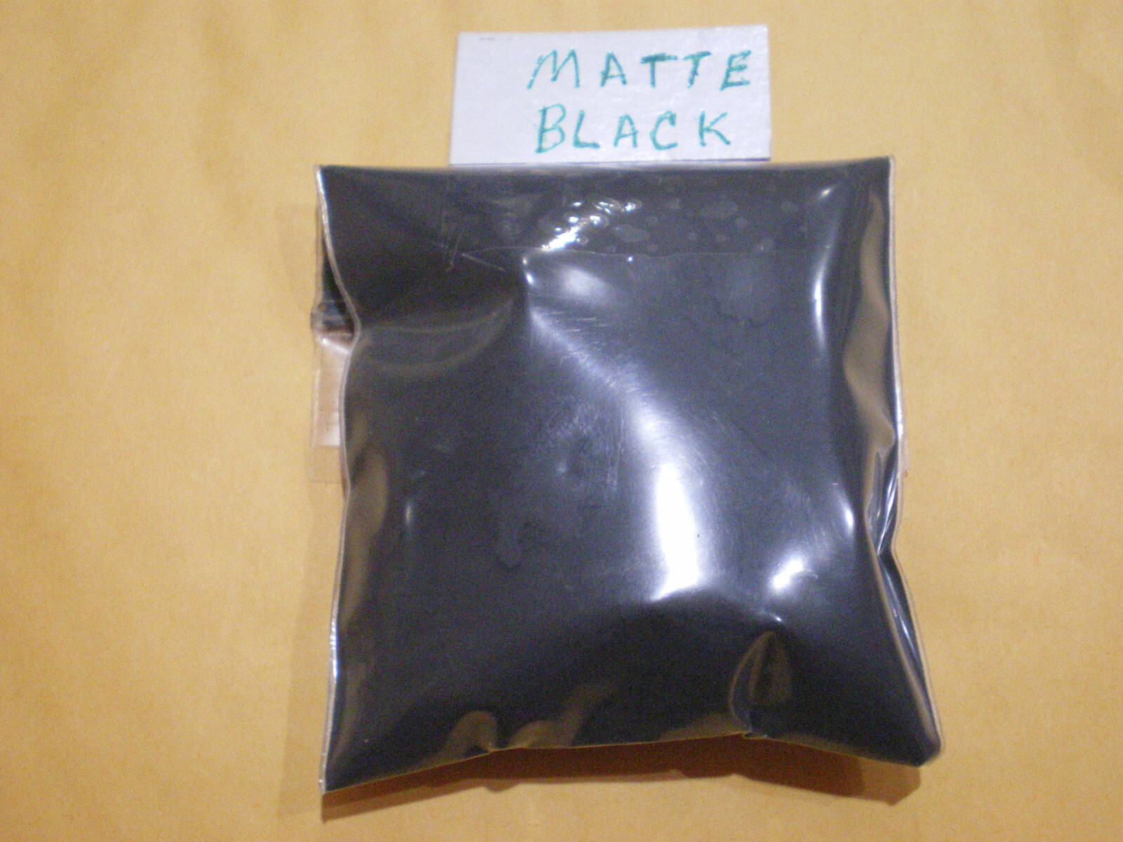 POWDER JIG PAINT, 2 OZ. RESEALABLE BAG, MATTE BLACK