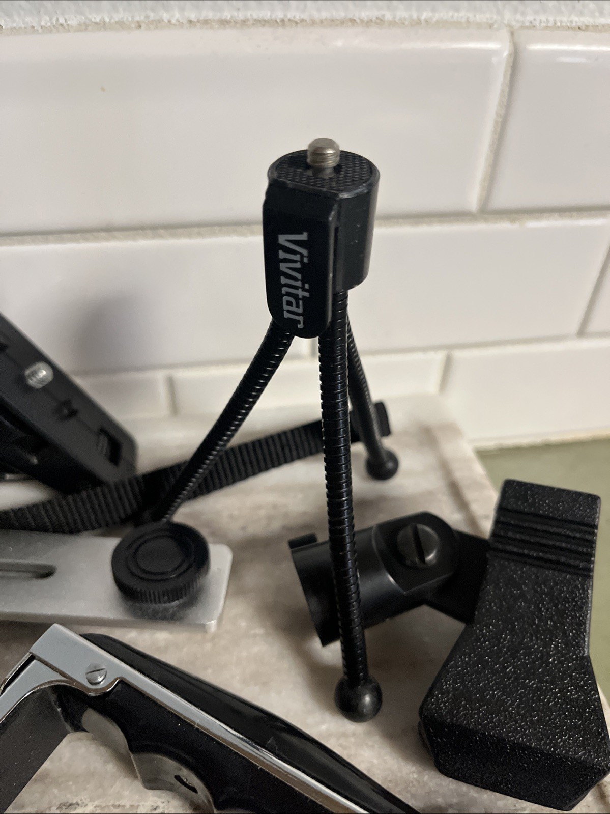 Camera Mount Accessory Lot – Clamps, Brackets, Quick Release Hardware