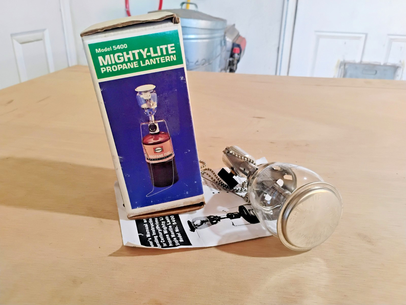 Century Primus Mighty-Lite Propane Lantern Model 5400 Camping Light